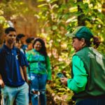 Atividade de hoje aconteceu no Jardim Botânico