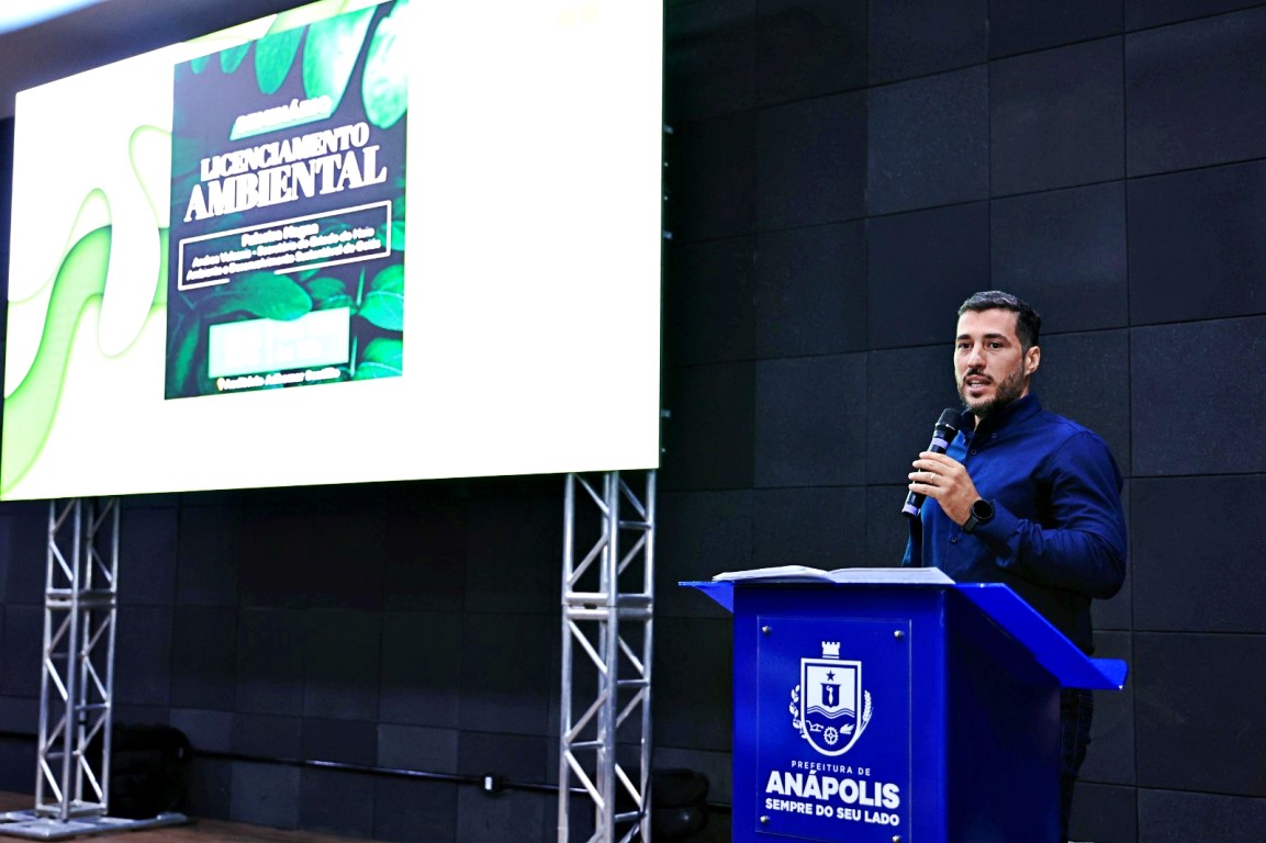 Subsecretário de Meio Ambiente, Thiago Vitorino