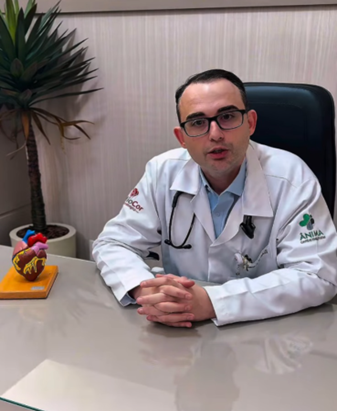 Giuliano Seraphim Ciabelli é o coordenador de cardiologia do Ânima Centro Hospitalar. (Foto: Divulgação)